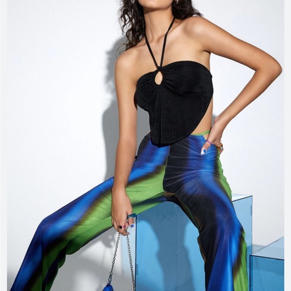 MOTEL • X Olivia Neill Mares Flare Trouser - Picture 3 of 8